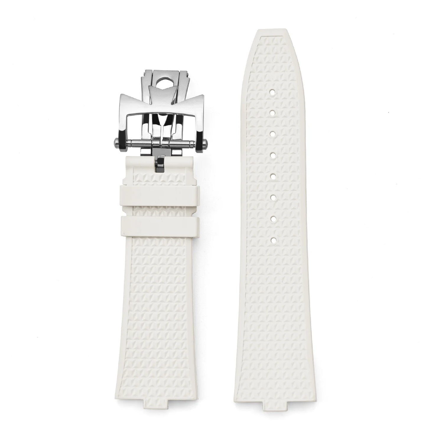 Bracelet en caoutchouc FKM à libération rapide de qualité supérieure 24mm*7mm pour montre Vacheron Constantin Overseas 4500V 5500V 7900V Style original Homme