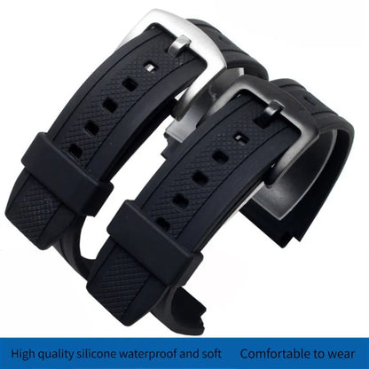 Bracelet de montre en caoutchouc de Silicone EF-552 pour CASIO Edifice EF552 EF-552D EF-552PB-1A2 Bracelet de montre Bracelet étanche Bracelet en résine pour hommes
