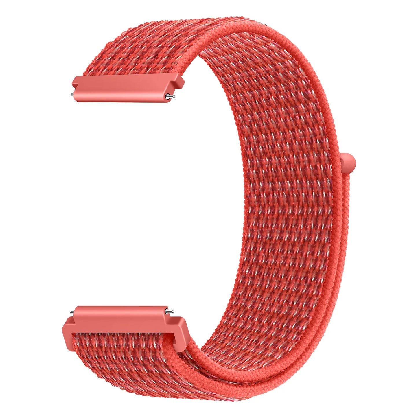 Bracelet à boucle en Nylon pour Amazfit Bip 6/5/GTS 4/3/2/2e/Mini/GTR 42mm/47mm/GTR 4/3 Pro Sport, 20mm/22mm, 2 bandes