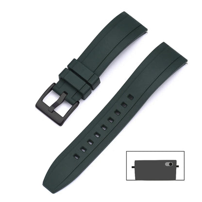 Cinturino per orologio in gomma premium - Sgancio rapido / Fibbia ad ardiglione - Universale