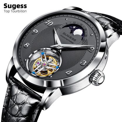 Orologio automatico da uomo Sugess Tourbillon S429