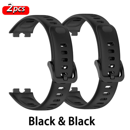 Bracelets d'origine pour Huawei Band 10 9 8 accessoires bracelet de remplacement bracelet en Silicone correa Huawei Band 10 9 8 bracelet NFC