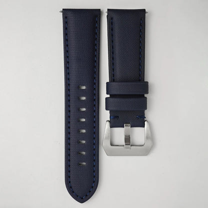 Bracelet de montre en toile et Nylon pour hommes, 22mm 24mm 26mm, pour Panerai LUMINOR DUE 1950 SUBMERSIBLE PAM bleu vert noir, en cuir de vache souple
