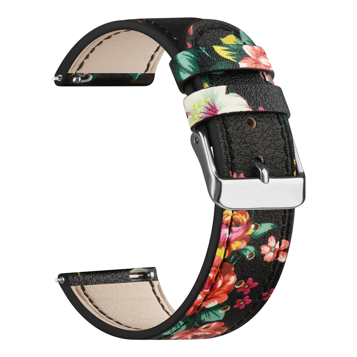 Bracelet en cuir 20mm pour Samsung Galaxy Watch FE 7 6 5 4 40mm 44mm/Watch 4 6 Classic 43 47mm/Active 2/5Pro 45mm/Watch 3 41mm