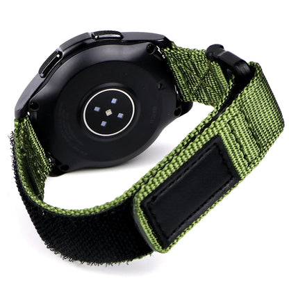 Bracelet de montre militaire en Nylon de qualité supérieure pour Samsung Galaxy Watch, pour hommes, avec libération rapide pour montre intelligente 20mm 22mm