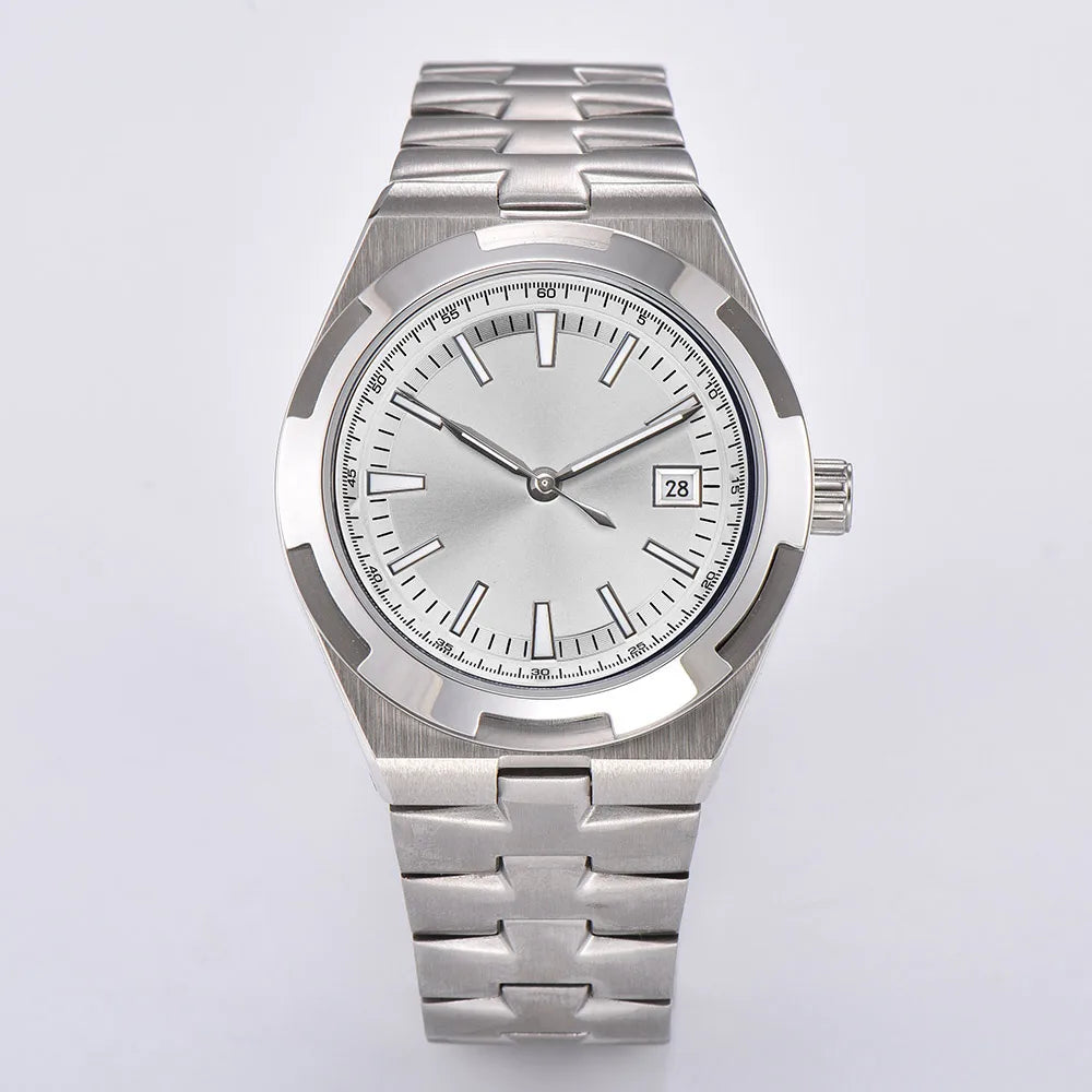 Men's 41mm NH35 watch with fully automatic movement, sapphire crystal, night light, waterproof, casual business watch