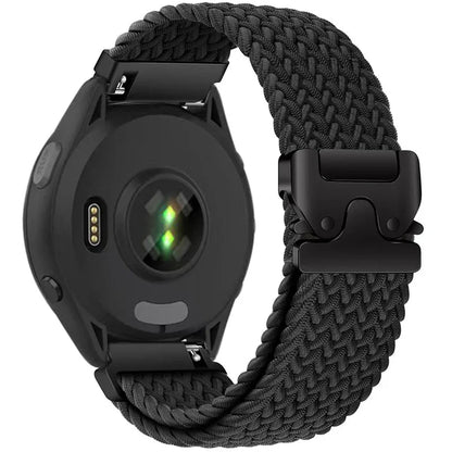 Bracelet à boucle tressée pour Garmin Forerunner 965 970 265 165 570, boucle de Parachute, bracelet de montre en Nylon Garmin Venu 4/3/2 Active 6-5