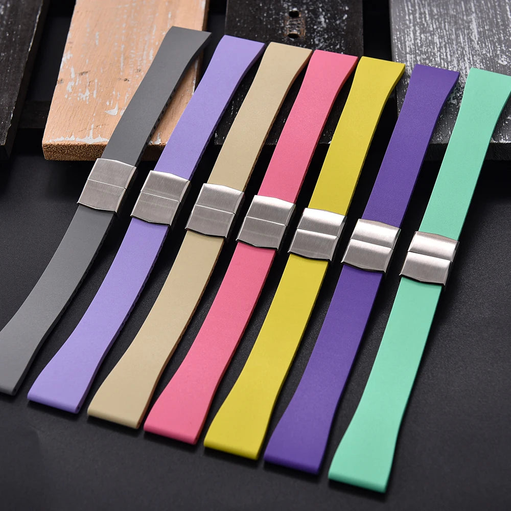 Bracelet de montre Caoutchouc FKM - Boucle Déployante - A Découper