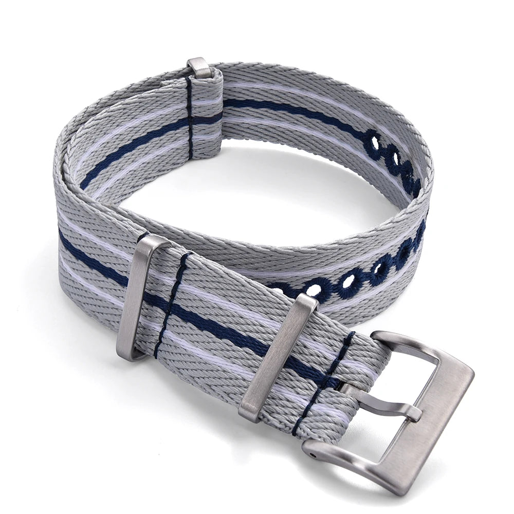 Bracelets de montre lumineux en Nylon recyclé, 20mm 22mm, tissés brodés, écologiques, pour montres de la série Scuba cinquante