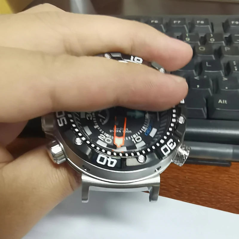 Connettore per anse dell'orologio in metallo per Citizen BN2021-03E BN2029-01E BN2024-05E Grande/Enorme adattatore per cinturino in acciaio inossidabile per orologio Monster