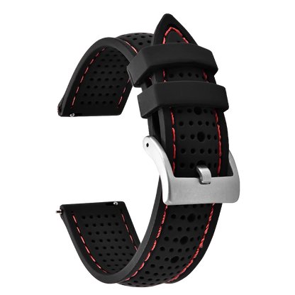 Bracelet de Sport en Silicone pour hommes, 18mm 20mm 22mm, en caoutchouc étanche, bracelet de remplacement pour Samsung S3 Huawei Watch GT2 46mm Amazfit GTR