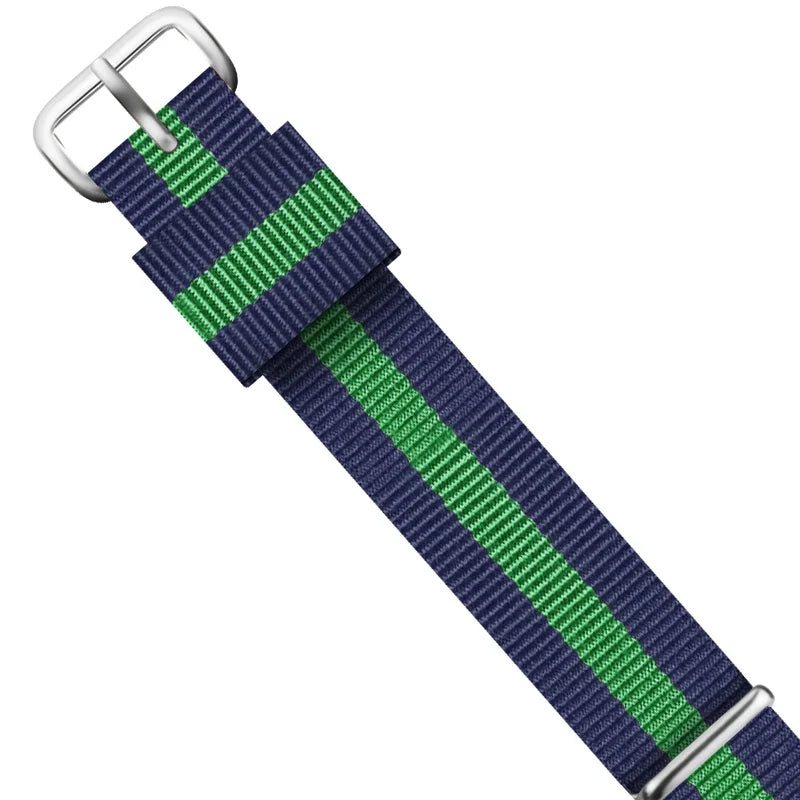 Cinturino per orologio da uomo e da donna, in nylon premium da 18mm e 20mm, color oro rosa e argento, per Daniel Wellington