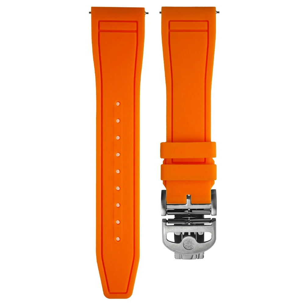 Cinturino per orologio in gomma naturale 20 mm 21 mm 22 mm per IWC Big Pilot's Mark XX IW3282 IW3881 Cinturino in silicone colorato a sgancio rapido
