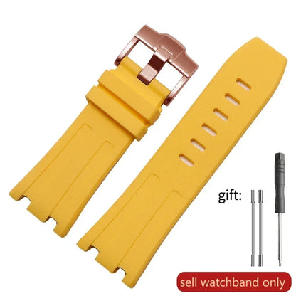 Pour AP Audemars et Piguet 15703 Royal Oak Offshore série étanche en caoutchouc Silicone bracelet de montre 28mm accessoires de montre hommes