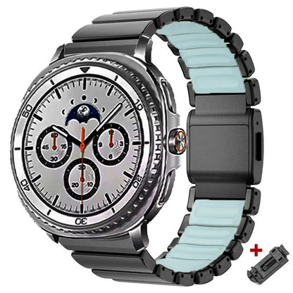 Metal Bracelet for Samsung Galaxy Watch 8 40mm 44mm 8 Classic 46mm, Magnetic Buckle Strap for Galaxy Watch 7 Ultra 2025 47mm