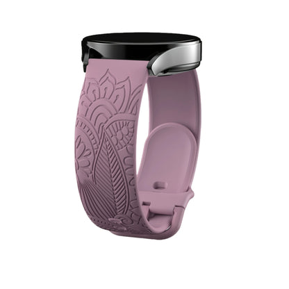 Graviertes Armband 18/20/22mm für Samsung Galaxy Watch 7/6/5/4/FE (40/44mm) Gear S3, klassisches Silikonarmband 43/45mm Active 2
