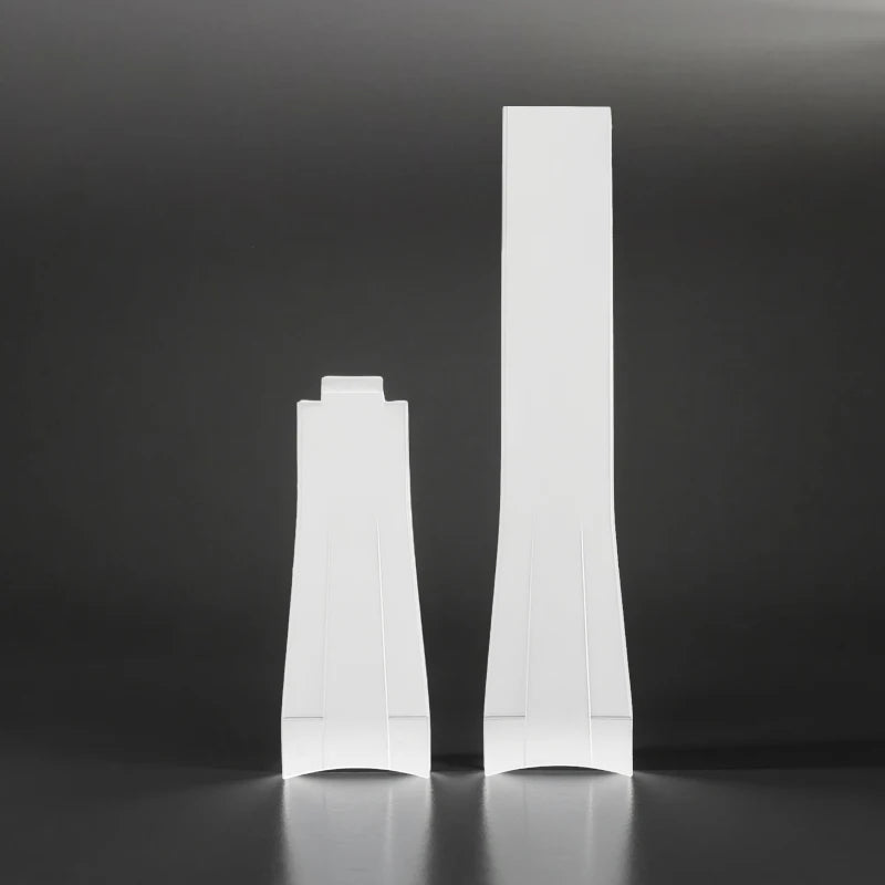 FKM – Bracelet de montre en caoutchouc, extrémités incurvées de 20mm, résistant à la sueur, pour Rolex Submariner Style et Omega x Swatch