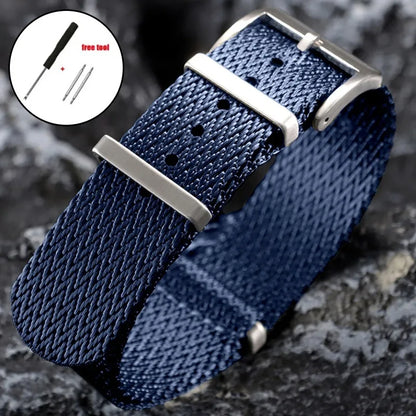 Cinturino NATO in nylon intrecciato - Per uomo e donna