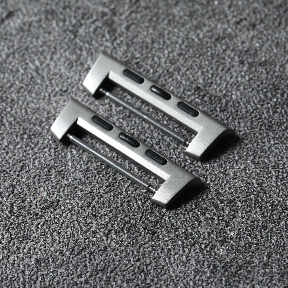 Connettore da 24 mm di diametro interno, compatibile con Apple Watch 49 mm 46 mm 45 mm 44 mm ultra2 S10 connettore in titanio