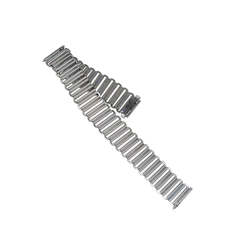 18mm 20mm Bonklip Bamboo Style Stainless Steel Watch Bracelet