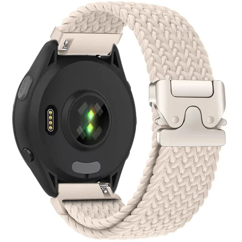 Bracelet à boucle tressée pour Garmin Forerunner 965 970 265 165 570, boucle de Parachute, bracelet de montre en Nylon Garmin Venu 4/3/2 Active 6-5