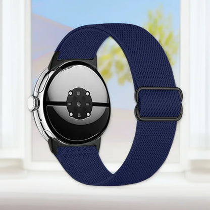 Soft Nylon Strap for Google Pixel Watch 4 3 45/41mm, Replacement Strap for Pixel Watch 2/1 41mm, Elastic Nylon Buckle Strap