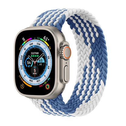 Bracelet tressé Solo Loop pour Apple Watch, 46mm 44mm 40mm 45mm 41mm 42mm, Correa, iWatch Series 11 10 9 SE 8 7 6 5 4 3