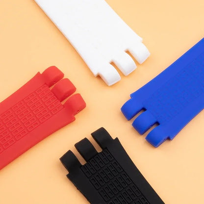 High Quality Soft Silicone Rubber Watch Band Accessories, Colorful, for Swatch 24x22mm Strap, for IRONY SCUBA 200 Belt Buckle