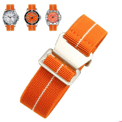 Nylon Watch Strap for Seiko Water Ghost Tudor Samsung, 18mm 20mm 22mm, Universal Men's Sport SmartWatch Band