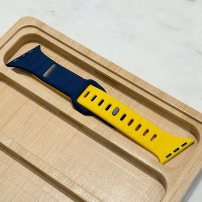 Tiltable Silicone Band for Apple Watch Ultra 3 49mm 40mm 41mm 44mm 45mm 46mm, Irregular Strap for iWatch Series 11 10 9 8 7 6 5 SE