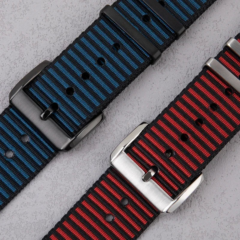Nuovo cinturino per orologio in tessuto Nylon ad alta densità, 22mm, per Breitling, SUPEROCEAN HERITAGE/NAVITIMER WORLD Avenger/Navitimer, fibbia