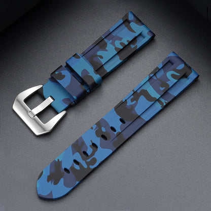 20/22/24/26mm Soft Comfortable Silicone Sport Watch Straps for Panerai – Blue, Black, Brown Accessories