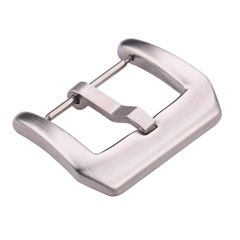Großhandel mit 19 Modellen von Edelstahl-Uhrenschnallen, 12, 14, 16, 18, 20, 22, 23, 24, 26, 28 mm, silberfarbene Metall-Uhrenarmbandschließen, Uhrenarmbandzubehör