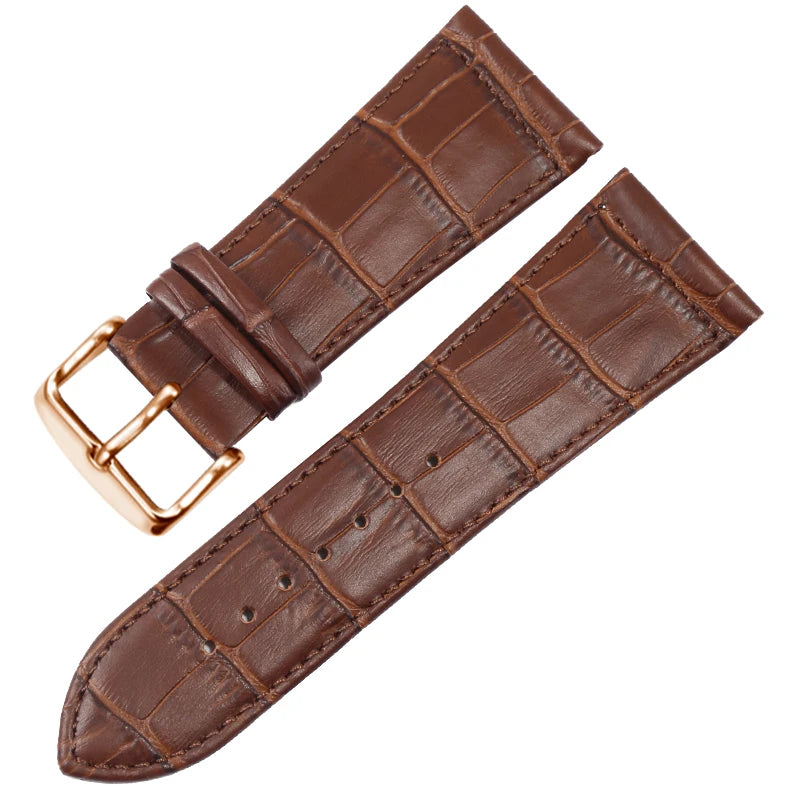 YOPO bracelet de montre en cuir véritable adapté à la montre Franck Muller 22 26 30mm 6002M 6000H bracelet de montre pour hommes et femmes