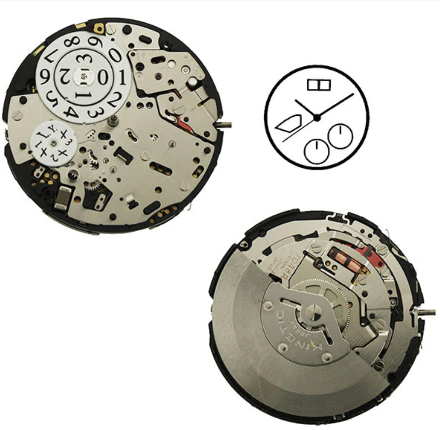 Mouvement d’origine Seiko (Epson) – Calibre Kinetic, Automatique & Mécanique