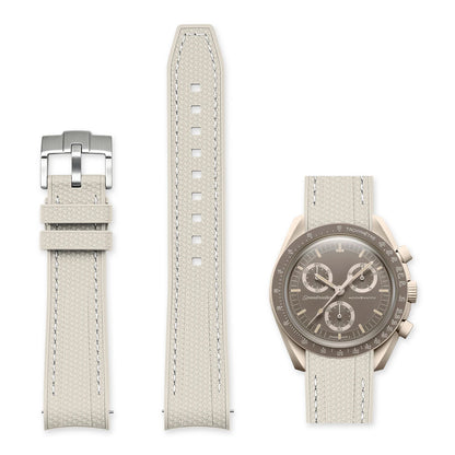 Cinturino per orologio a sgancio rapido per Omega x Swatch, cinturino curvo da 20mm, Speedmaster MoonSwatch Planet Snoopy, cinturino in gomma