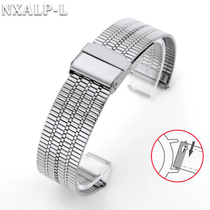 Thin and breathable stainless steel watch bands, 20mm 22mm, for women and men, metal, quick-release, for Huawei watches