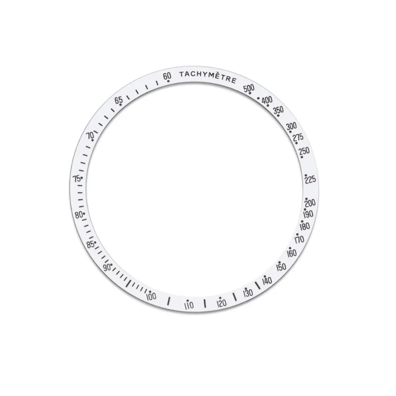 Insert per lunetta per orologio in alluminio 40,5 mm * 35,2 mm per cassa orologio Speedmaster VK63, anello per orologio con lunetta tachimetrica per Speedmaster