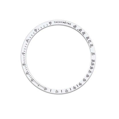 Insert per lunetta per orologio in alluminio 40,5 mm * 35,2 mm per cassa orologio Speedmaster VK63, anello per orologio con lunetta tachimetrica per Speedmaster