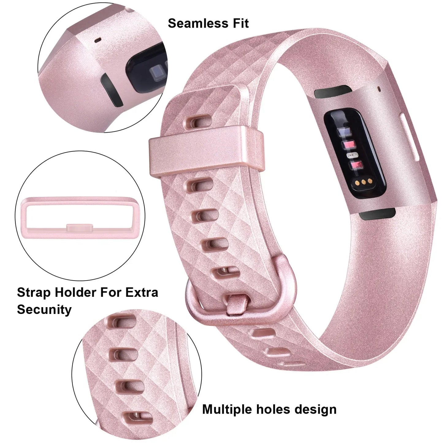 Cinturini in silicone per Fitbit Charge 4 Fitbit Charge 3 SE Bracciali di ricambio per Charge 4 Accessori Smartwatch