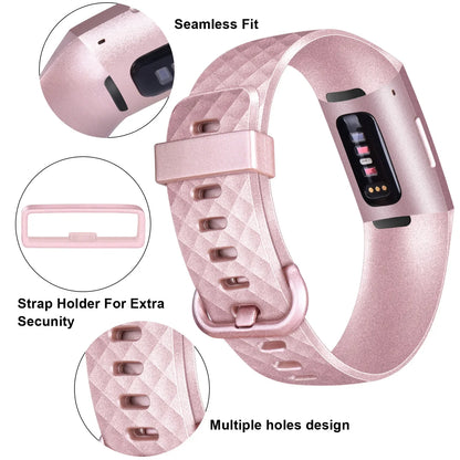 Cinturini in silicone per Fitbit Charge 4 Fitbit Charge 3 SE Bracciali di ricambio per Charge 4 Accessori Smartwatch