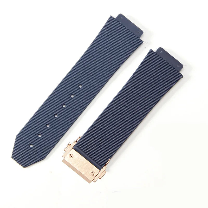 For Hublot BIGBANG Classic Fusion Leather Silicone Rubber Suede Watch Strap Dedicated Interface Lug System Band 26*19mm Bracelet