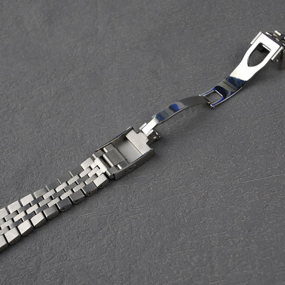 For Seiko DressKX 5 Sport (SRPE53 SRPE55 SRPE57 SRPE58) - Jubilee Watch Band 20mm Solid Curved End Stainless Steel Bracelet