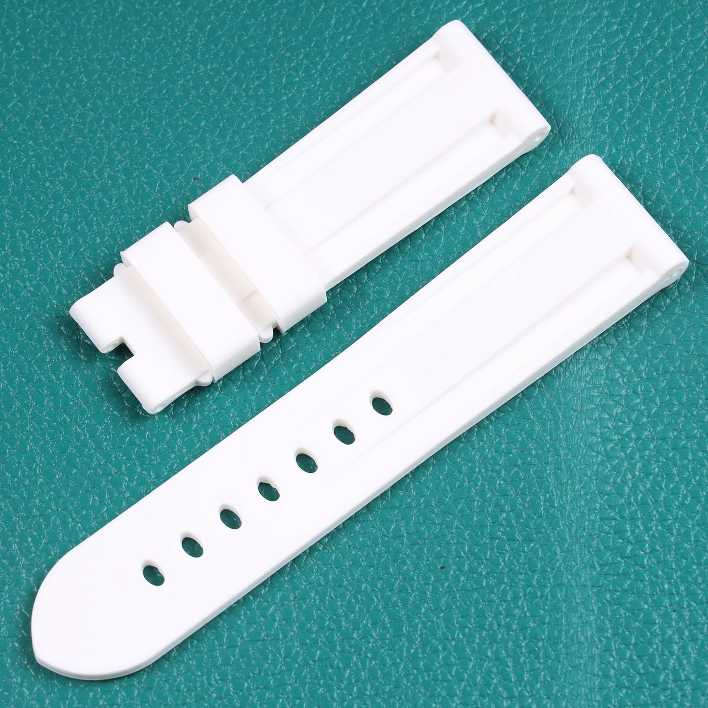 Bracelet de montre universel en silicone 20-26 mm noir jaune bleu vert rouge en caoutchouc pour Panerai Seiko Casio Huawei Samsung