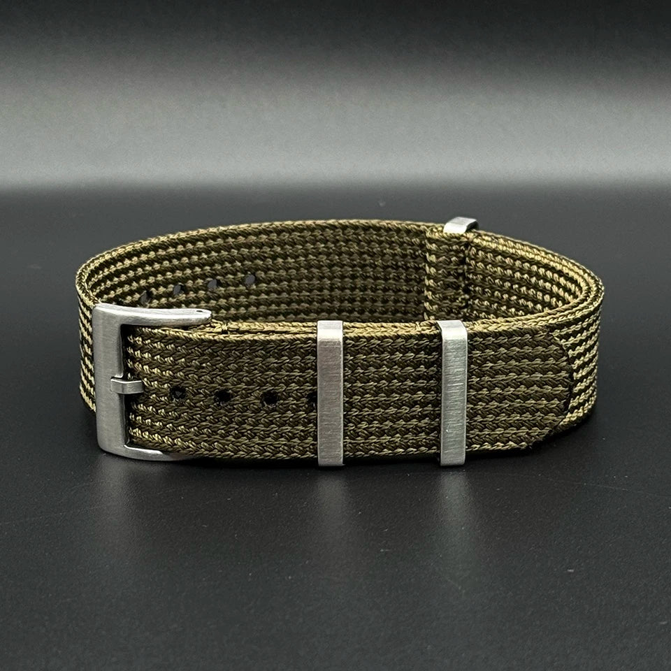 Bracelet de montre Nato en tissu Nylon militaire tissé Vintage, 18/20/22mm, pour Omega Longines Citizen Seiko, Bracelet universel de l'armée