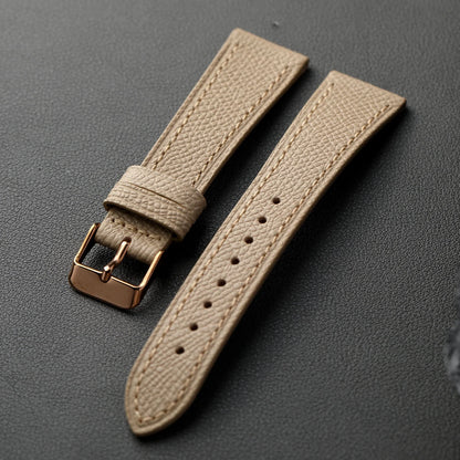 Cinturino in pelle con motivo a palmo fatto a mano, di alta gamma 18 19 20 21 22MM, cinturino morbido da uomo in pelle di vacchetta a strato superiore, cinturino per orologio in stile retrò
