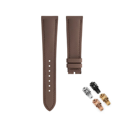 FKM Universal Rubber Watch Strap, with Quick Release Bar, 12 Colors, 18 19 20 21 22mm, Fluoro Rubber Watch Straps