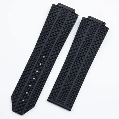 Cinturino per orologio Q7 in gomma morbida nera, per Hublot, per serie Big Bang 44 mm, impermeabile 311 304 301, attrezzi 26x19 mm