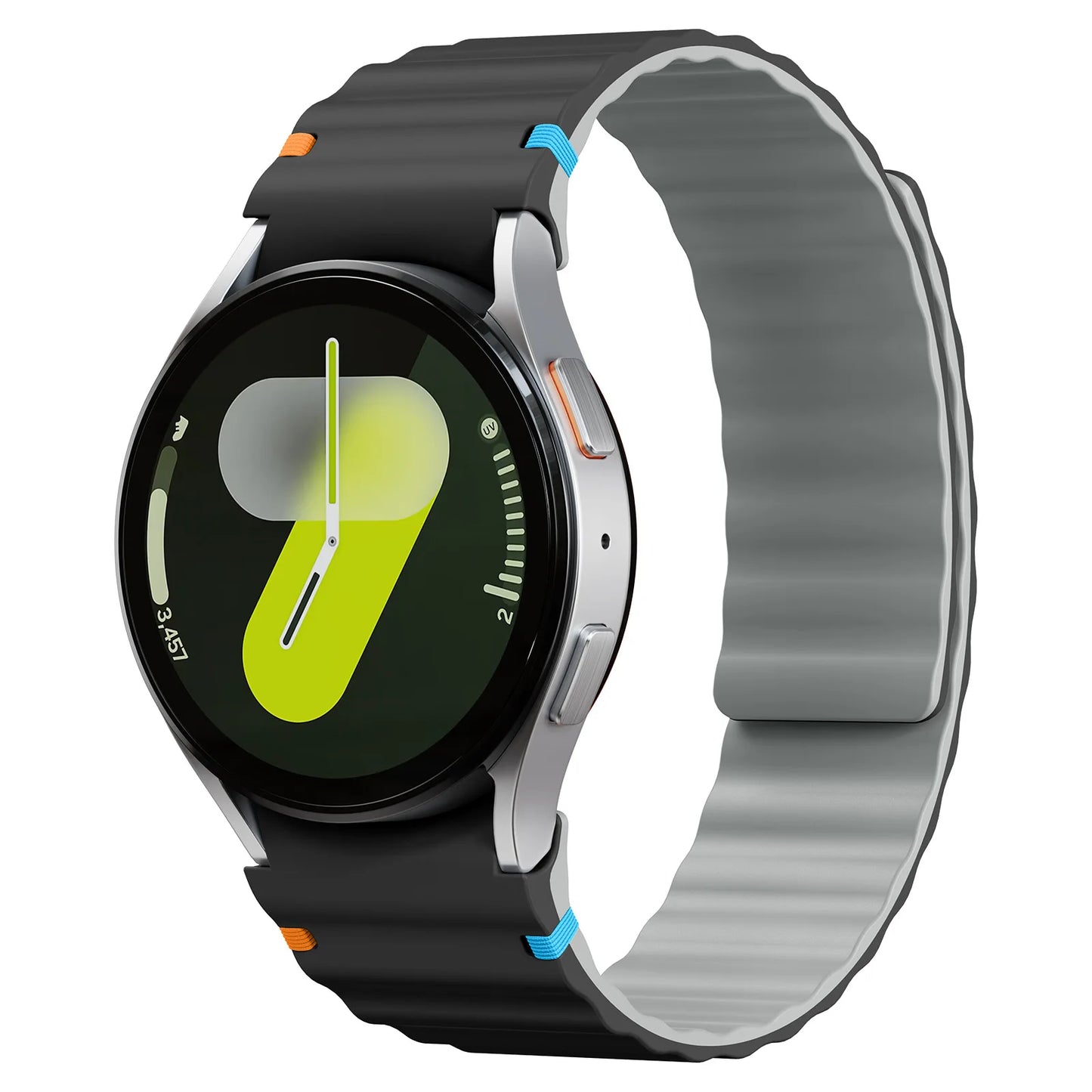Magnetic Strap for Samsung Galaxy Watch 7 FE 6 5 4 44mm 40mm/5 Pro, No Gaps, Correa Galaxy Watch 6 Classic 43mm 47mm