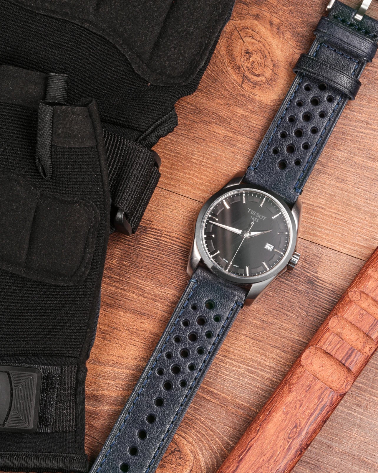 Bracelet de montre Rallye en Cuir pour Homme - Dégagement rapide - Universel